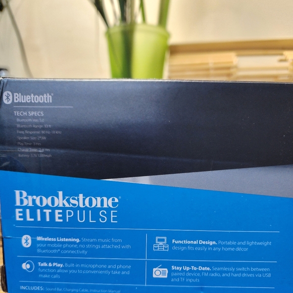 Brookstone Wireless Bluetooth Speaker - Picture 3 of 3